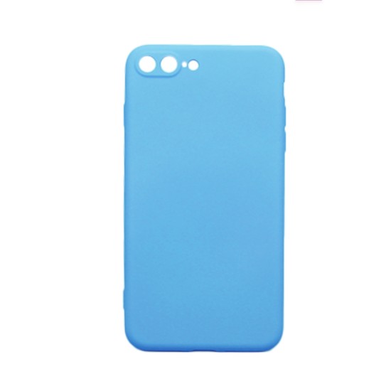 Silicone Case with Camera Shield for Apple iPhone 7 Plus/8 Plus Blue